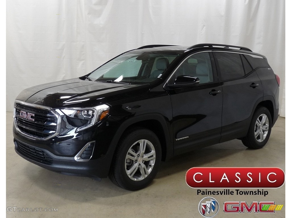 2019 Terrain SLE AWD - Ebony Twilight Metallic / Medium Ash Gray photo #1