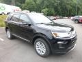 2018 Shadow Black Ford Explorer XLT 4WD  photo #3