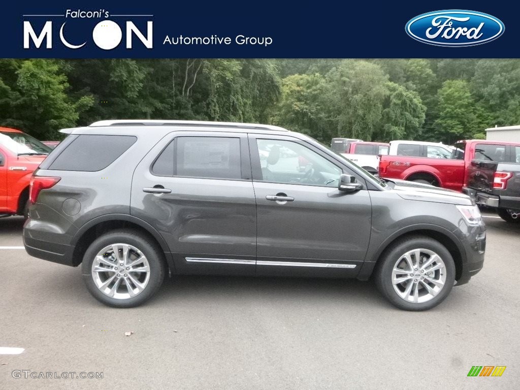 2018 Explorer XLT 4WD - Magnetic Metallic / Ebony Black photo #1