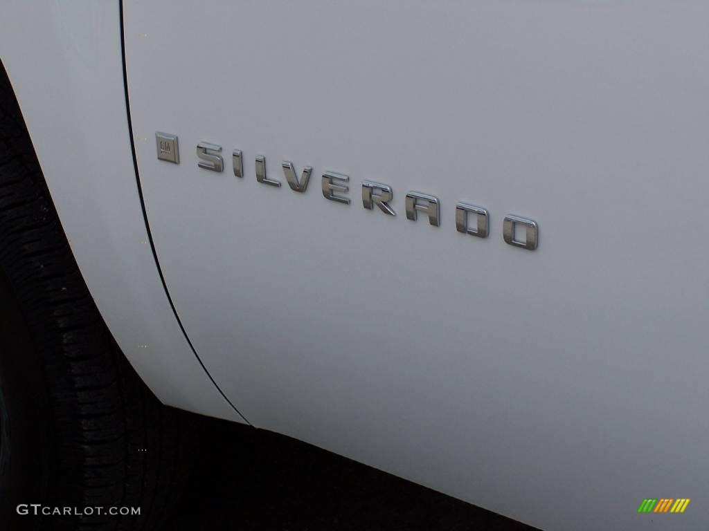2009 Silverado 1500 Regular Cab 4x4 - Summit White / Dark Titanium photo #14