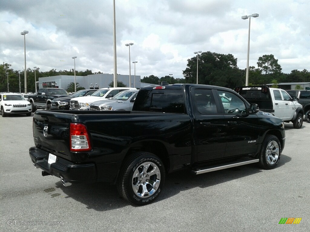 2019 1500 Big Horn Quad Cab - Black Forest Green Pearl / Black photo #5