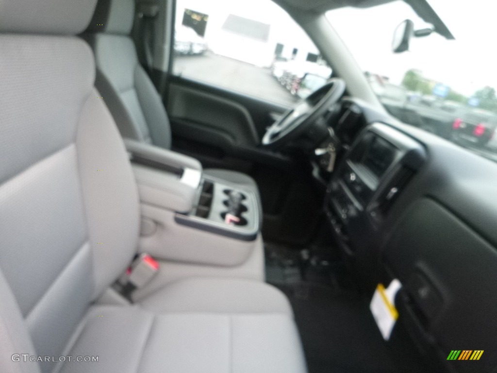 2018 Silverado 1500 Custom Crew Cab 4x4 - Black / Dark Ash/Jet Black photo #10