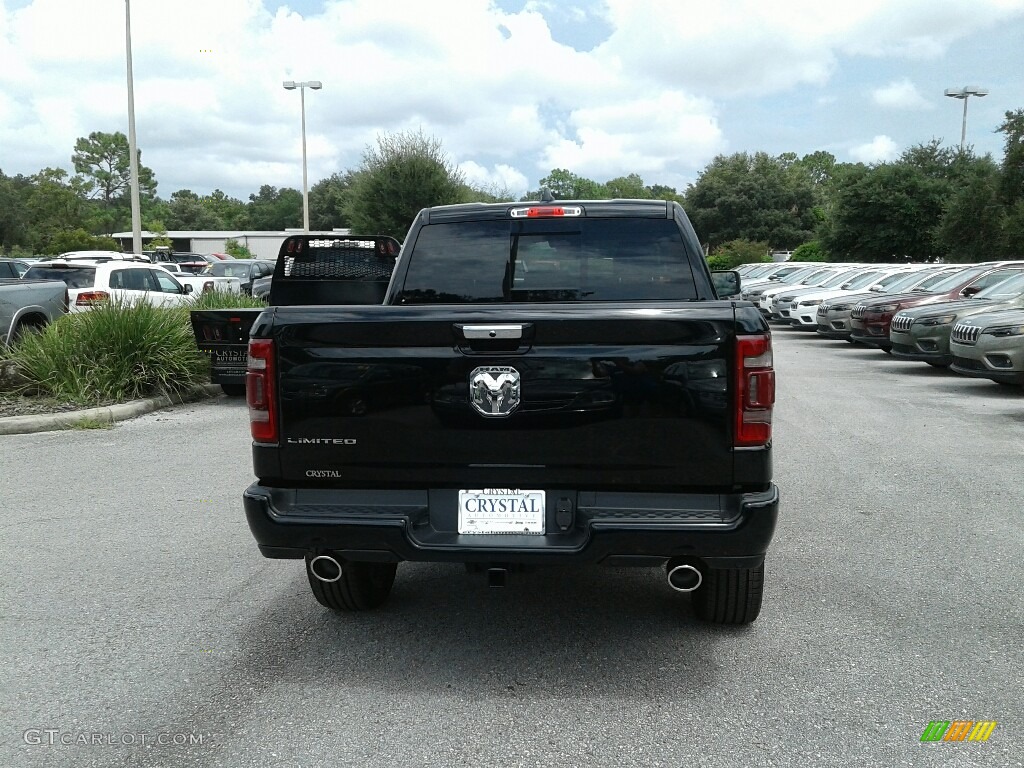 2019 1500 Limited Crew Cab - Diamond Black Crystal Pearl / Black photo #4