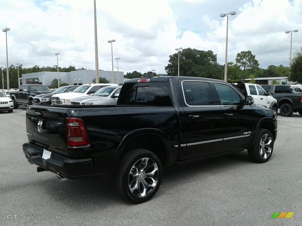 2019 1500 Limited Crew Cab - Diamond Black Crystal Pearl / Black photo #5