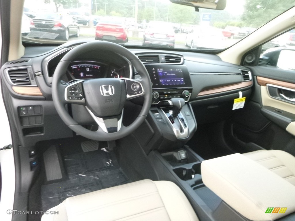 2018 CR-V EX AWD - White Diamond Pearl / Ivory photo #10