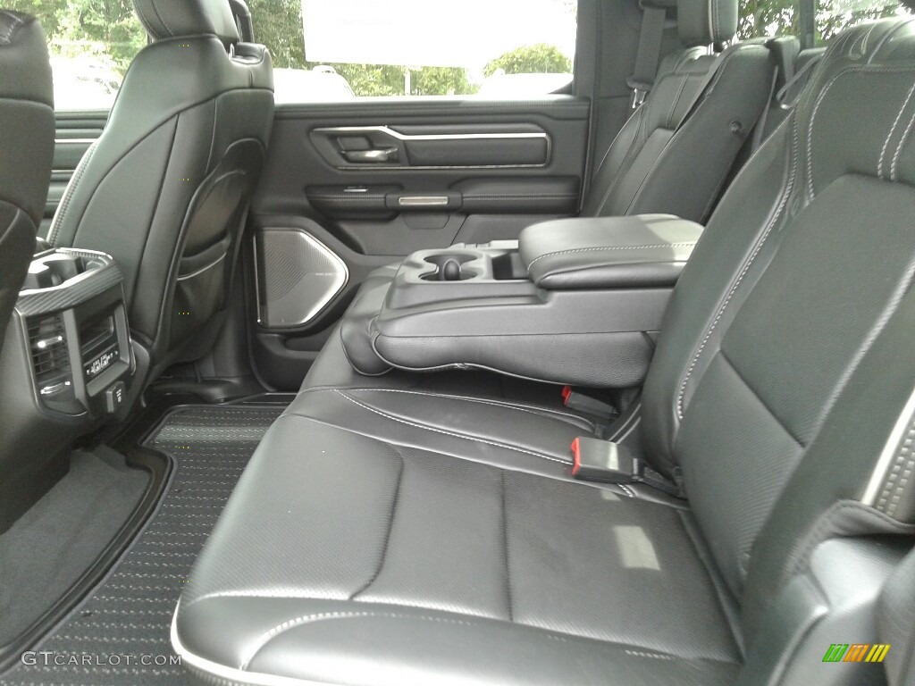 Black Interior 2019 Ram 1500 Limited Crew Cab Photo #128796276