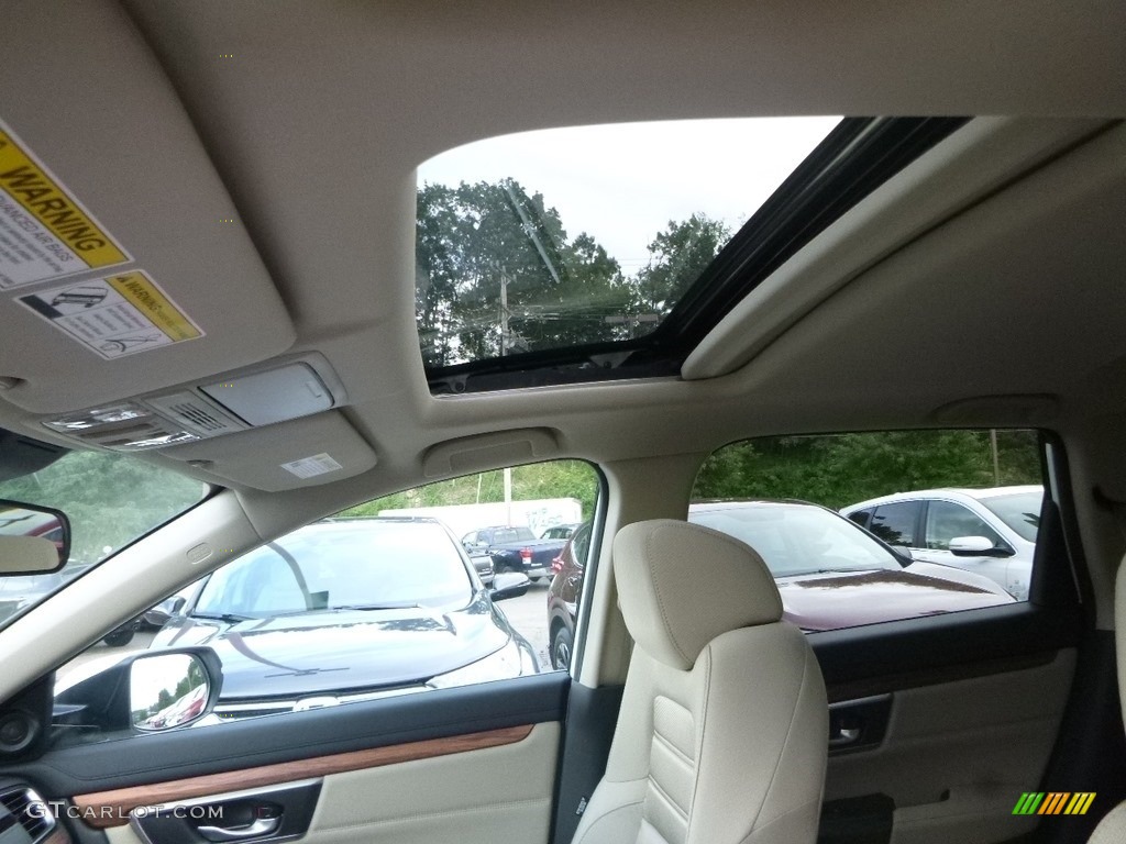2018 CR-V EX AWD - White Diamond Pearl / Ivory photo #13