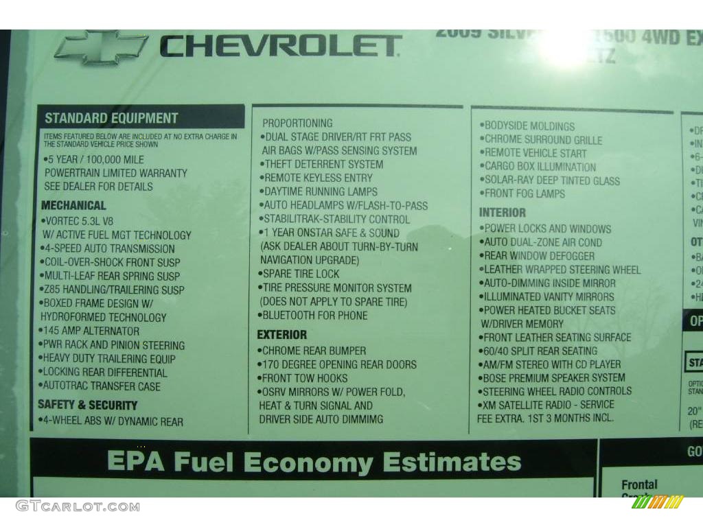 2009 Silverado 1500 LTZ Extended Cab 4x4 - Summit White / Light Titanium photo #42