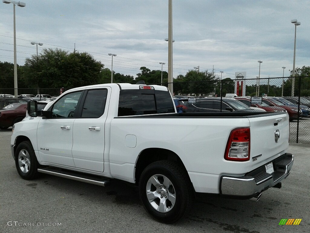 2019 1500 Big Horn Quad Cab - Bright White / Black/Diesel Gray photo #3