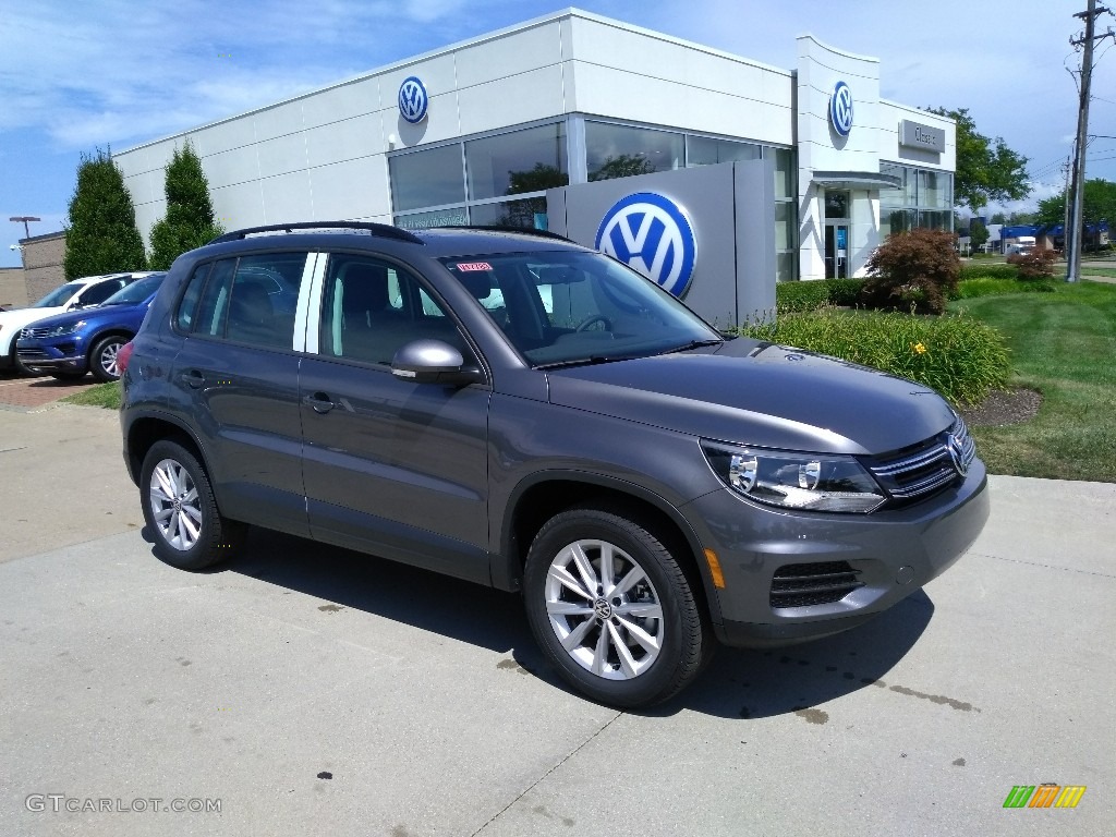 Pepper Gray Metallic 2018 Volkswagen Tiguan Limited 2.0T 4Motion Exterior Photo #128797101
