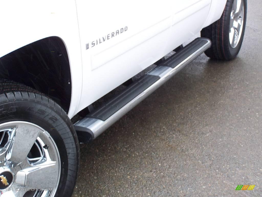 2009 Silverado 1500 LTZ Crew Cab 4x4 - Summit White / Light Titanium photo #36