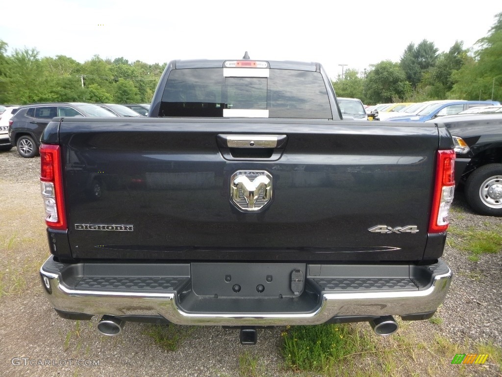 2019 1500 Big Horn Crew Cab 4x4 - Maximum Steel Metallic / Black/Light Frost Beige photo #4