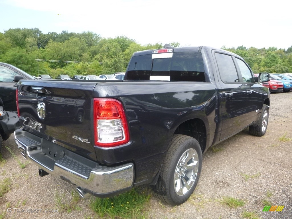 2019 1500 Big Horn Crew Cab 4x4 - Maximum Steel Metallic / Black/Light Frost Beige photo #5