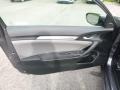 Black/Gray 2018 Honda Civic LX-P Coupe Door Panel