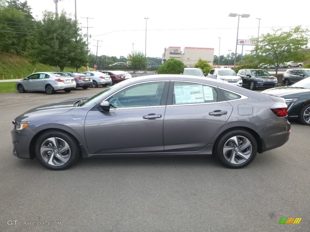Modern Steel Metallic 2019 Honda Insight LX Exterior Photo #128798586
