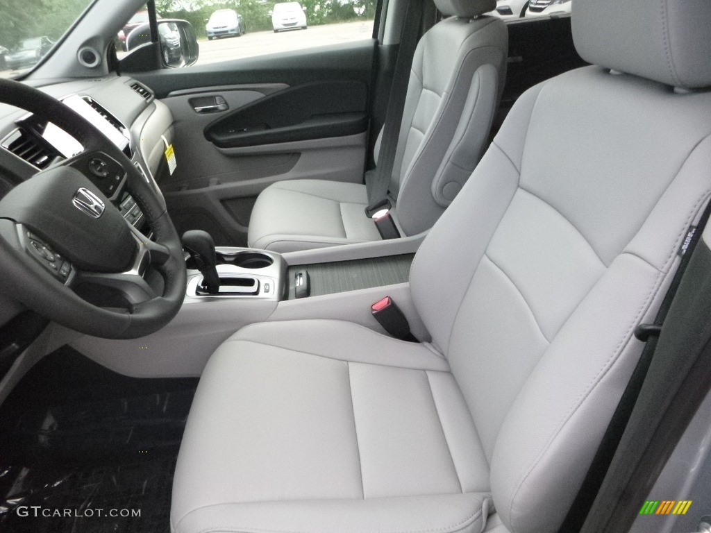 Gray Interior 2019 Honda Pilot EX-L AWD Photo #128799546