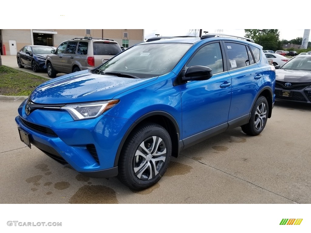 2018 RAV4 LE - Electric Storm Blue / Black photo #1