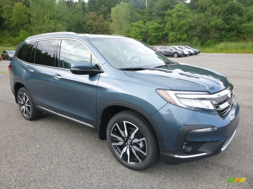 Steel Sapphire Metallic 2019 Honda Pilot Touring AWD Exterior Photo #128799816