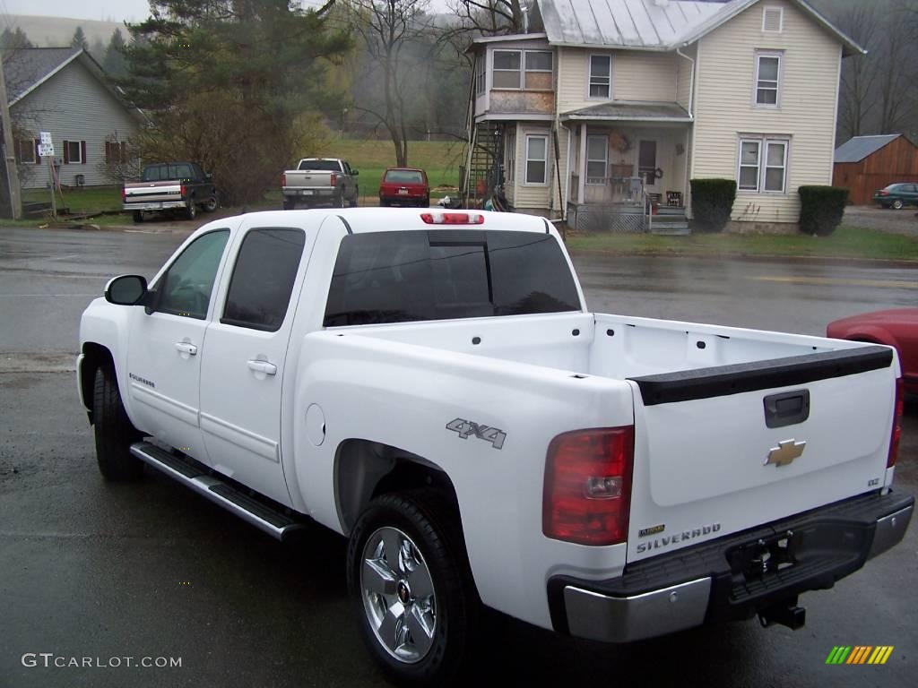 2009 Silverado 1500 LTZ Crew Cab 4x4 - Summit White / Light Titanium photo #56