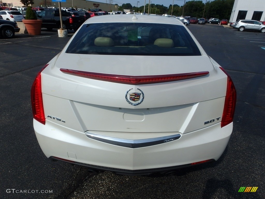 2013 ATS 2.0L Turbo AWD - White Diamond Tricoat / Caramel/Jet Black Accents photo #6