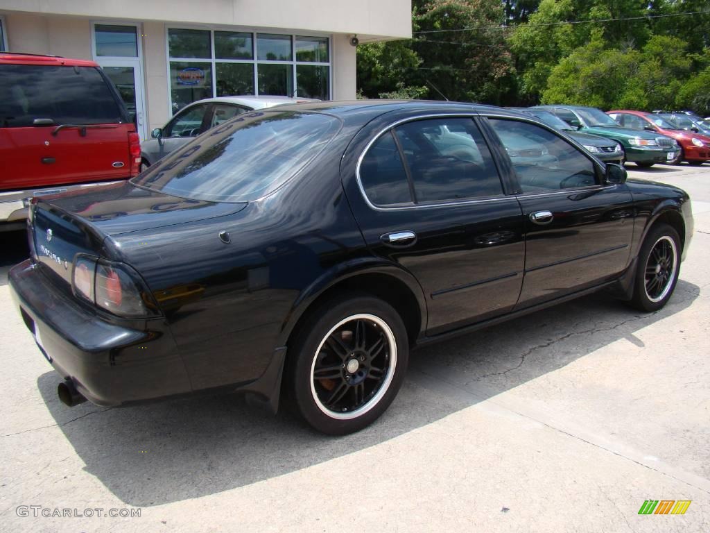 1999 Maxima GXE - Super Black / Charcoal Black photo #9