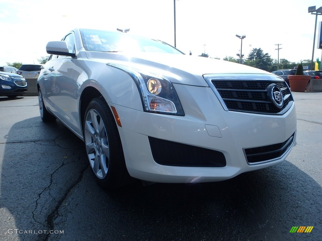 2013 ATS 2.0L Turbo AWD - White Diamond Tricoat / Caramel/Jet Black Accents photo #12