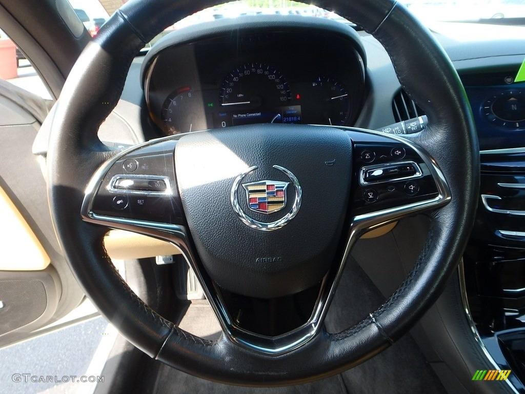 2013 ATS 2.0L Turbo AWD - White Diamond Tricoat / Caramel/Jet Black Accents photo #26