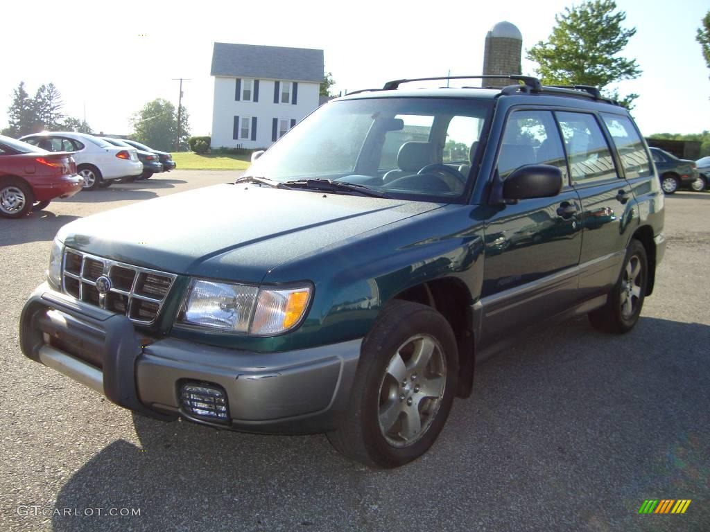 1999 Forester S - Acadia Green / Beige photo #2