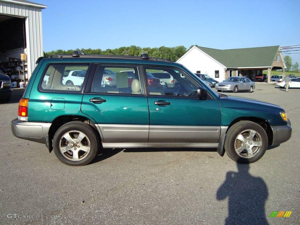 1999 Forester S - Acadia Green / Beige photo #6