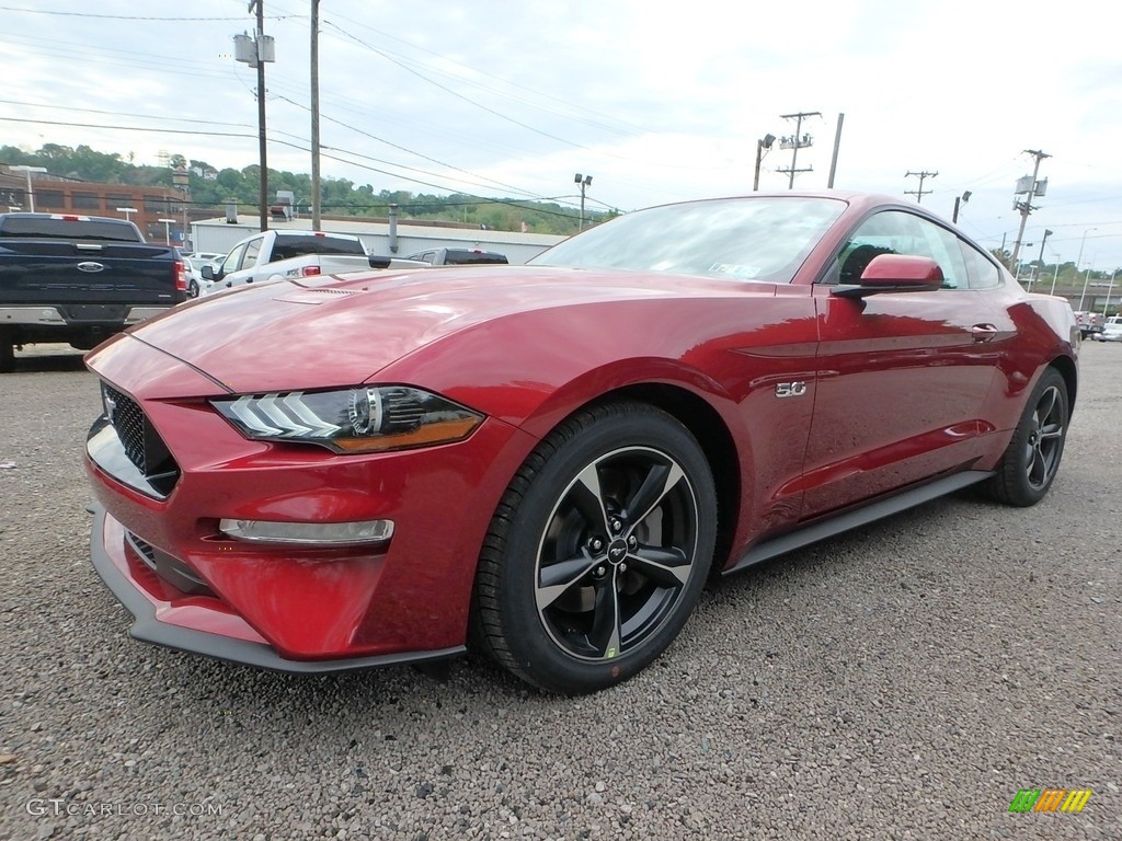 Ruby Red 2018 Ford Mustang GT Fastback Exterior Photo #128805945