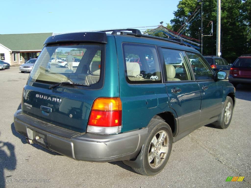1999 Forester S - Acadia Green / Beige photo #8