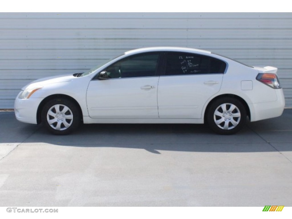 2012 Altima 2.5 S - Winter Frost White / Charcoal photo #7