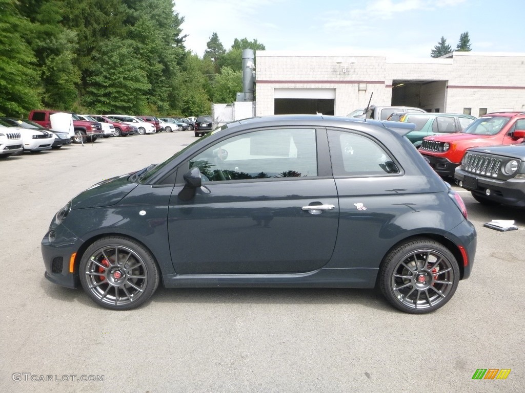 Metallo Gray 2018 Fiat 500 Abarth Exterior Photo #128806371