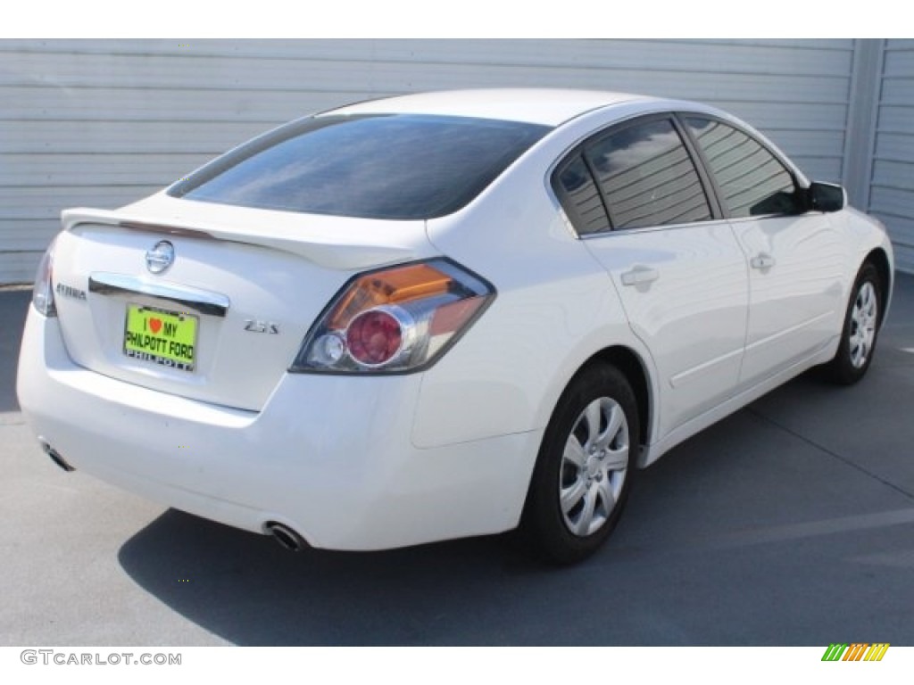 2012 Altima 2.5 S - Winter Frost White / Charcoal photo #10