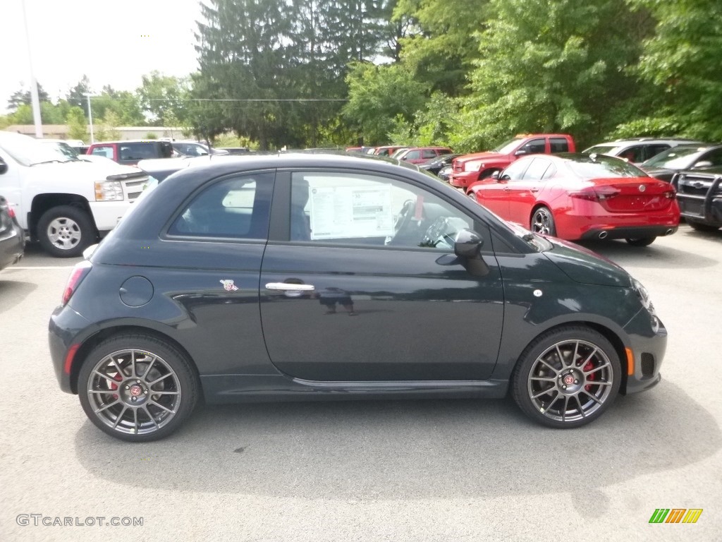 2018 500 Abarth - Metallo Gray / Nero/Rosso (Black/Red) photo #6