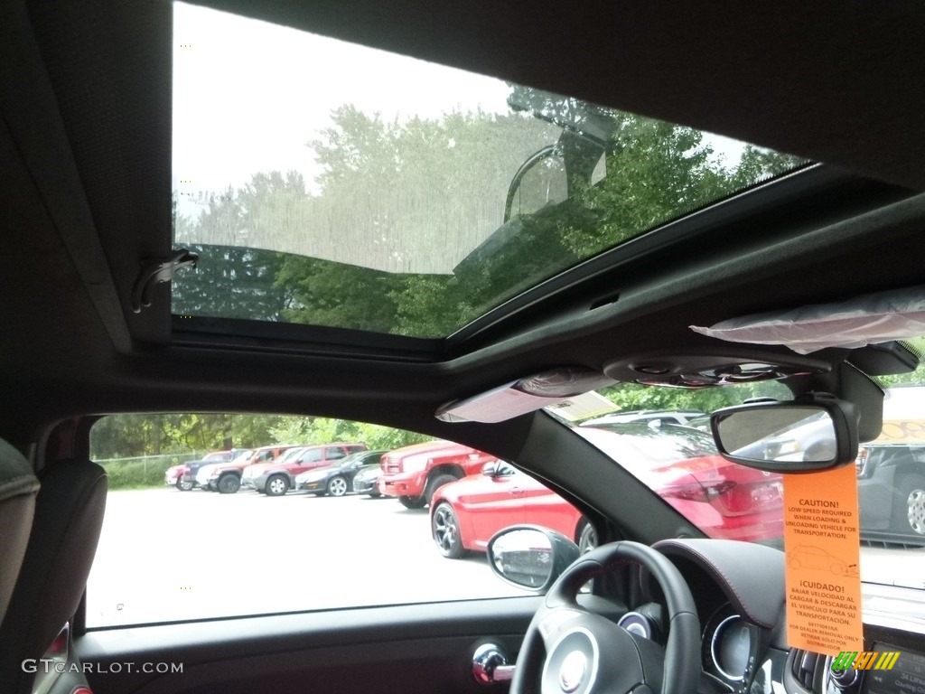 2018 500 Abarth - Metallo Gray / Nero/Rosso (Black/Red) photo #12