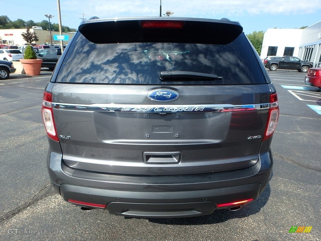 2015 Explorer XLT 4WD - Magnetic / Charcoal Black photo #6