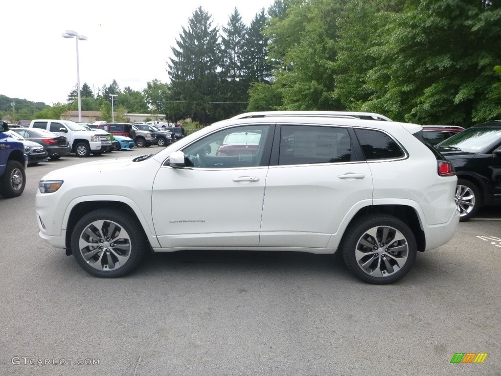 Bright White 2019 Jeep Cherokee Overland 4x4 Exterior Photo #128808687