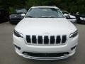 2019 Bright White Jeep Cherokee Overland 4x4  photo #8