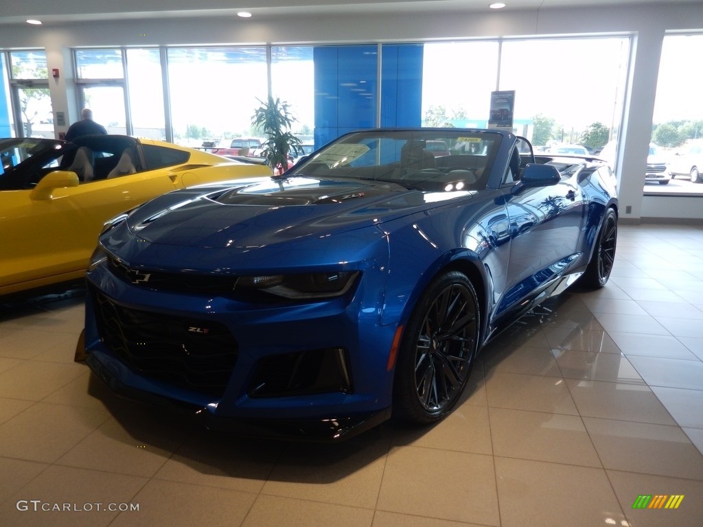 2018 Camaro ZL1 Convertible - Hyper Blue Metallic / Jet Black photo #1