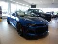 2018 Hyper Blue Metallic Chevrolet Camaro ZL1 Convertible  photo #3