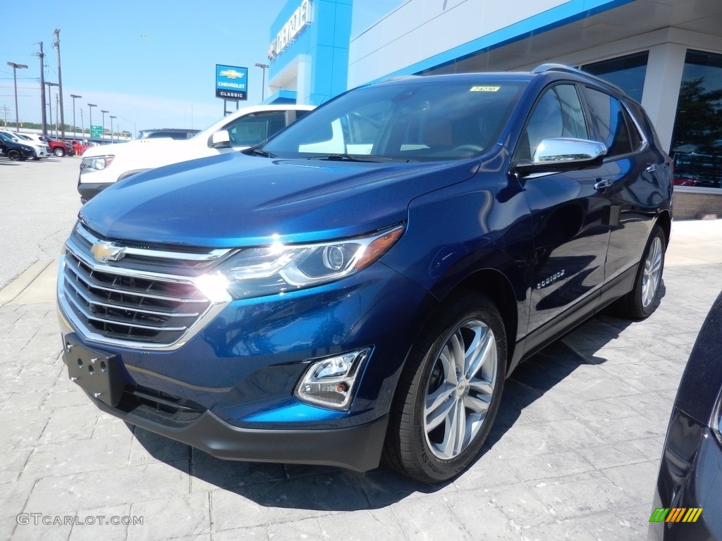 2019 Equinox Premier AWD - Pacific Blue Metallic / Jet Black/Brandy photo #1