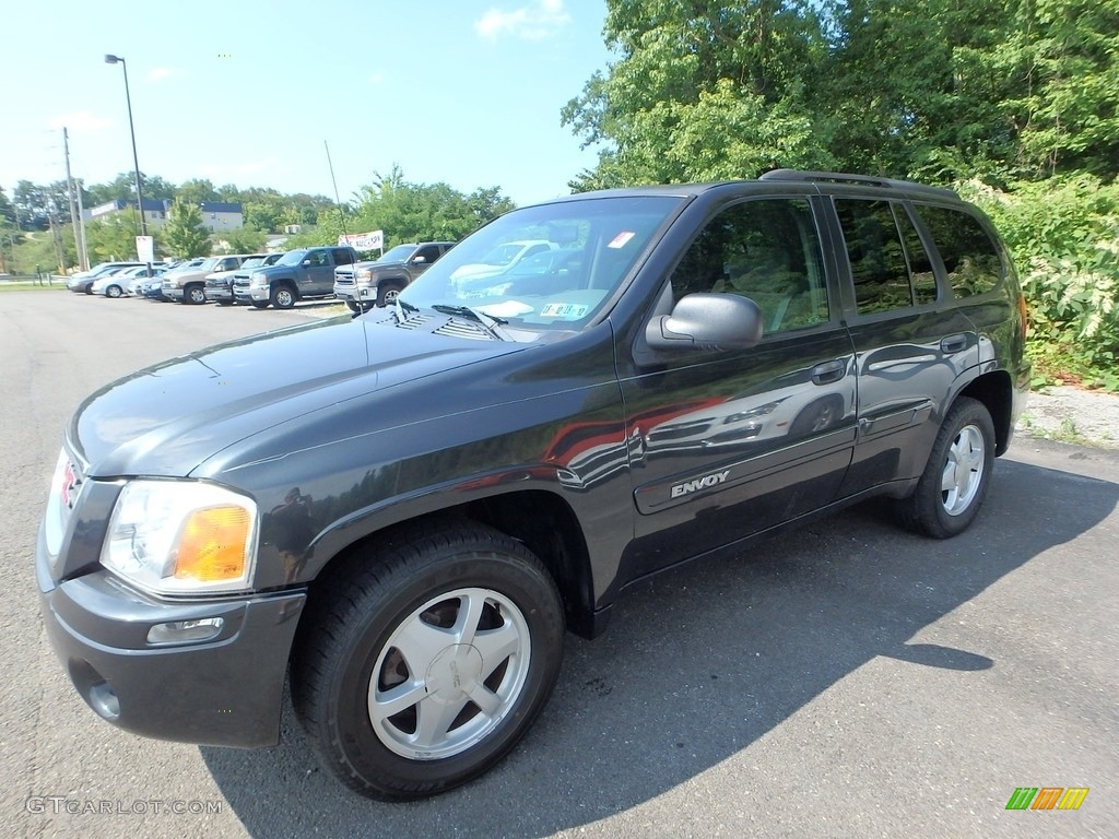 2003 Envoy SLE 4x4 - Carbon Metallic / Dark Pewter photo #1