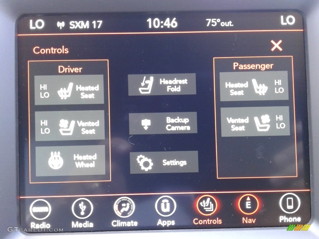 2018 Dodge Durango Citadel AWD Controls Photo #128809995