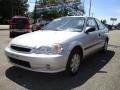 2000 Vogue Silver Metallic Honda Civic DX  photo #2