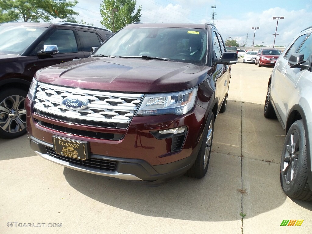 2018 Explorer XLT 4WD - Burgundy Velvet / Ebony Black photo #1