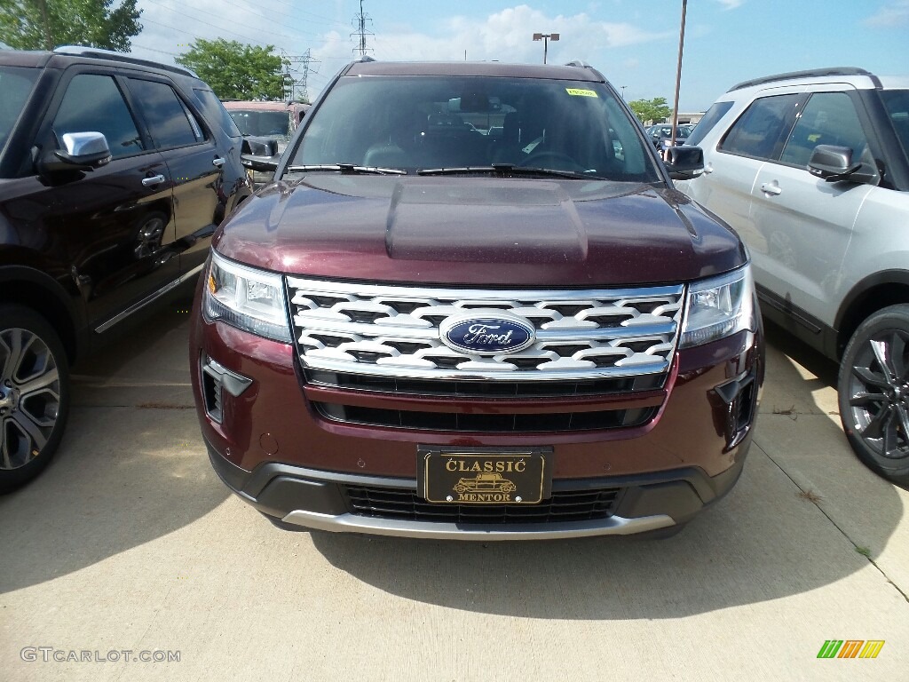 2018 Explorer XLT 4WD - Burgundy Velvet / Ebony Black photo #2