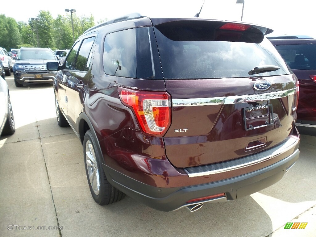 2018 Explorer XLT 4WD - Burgundy Velvet / Ebony Black photo #3