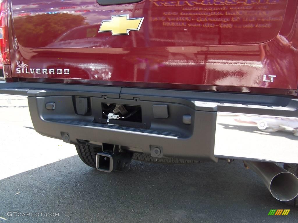 2009 Silverado 2500HD LT Extended Cab 4x4 - Deep Ruby Metallic / Ebony photo #8