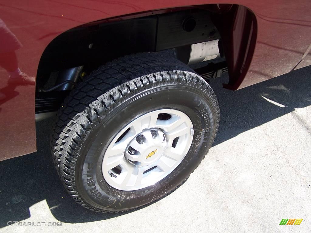 2009 Silverado 2500HD LT Extended Cab 4x4 - Deep Ruby Metallic / Ebony photo #10